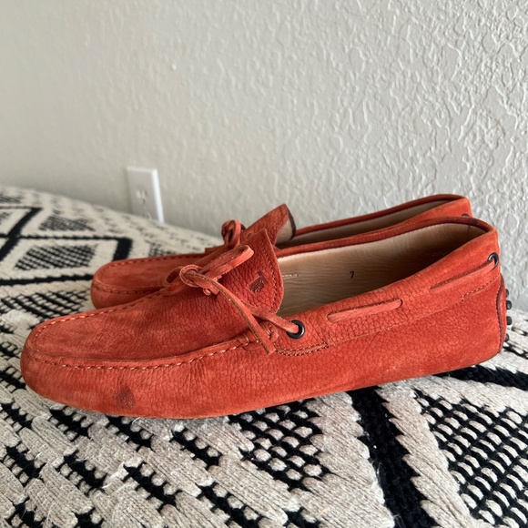 Tods Mens Suede Loafers - Picture 4 of 5